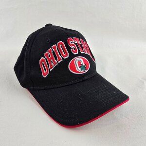 Ohio State Buckeyes Hat Mens Adjustable Black Snapback Cap Embroidered College